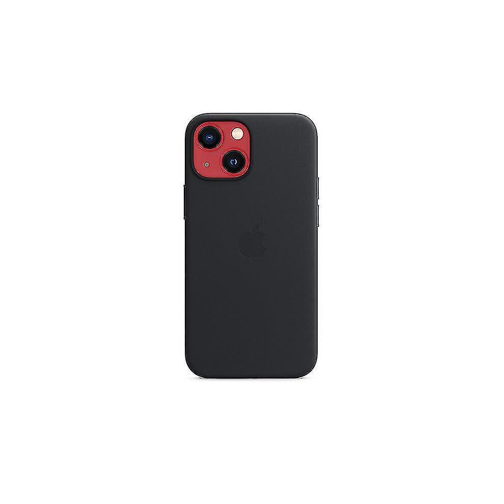 (Mitternachtsschwarz) Leder Handyhülle Für Iphone 13 Mini Lederhülle Mit Magsafe