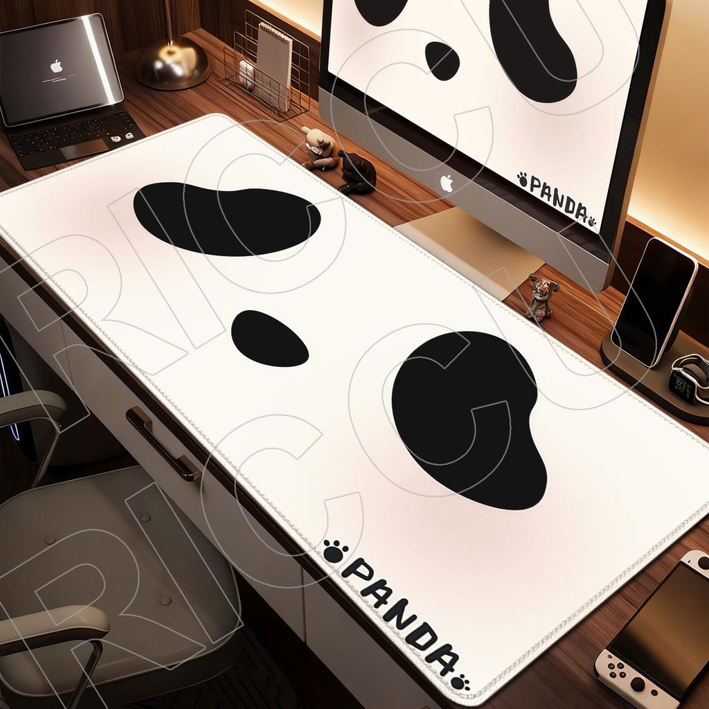 XXL MousePad HD Printing Kawaii Anime Panda 40x90cm Mouse Pad Large Computer Office PC Game Table Gaming Keyboard Cute Desk Mat