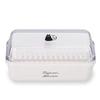 Chat Du Rectangular EM Clear X Bottom Top Product 4627170 Café Lunch, White, Two-Tier, Tier 330ml, Tier 260ml, Number