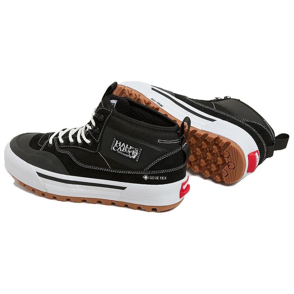 Vans Half Cab Gore-Tex Pohodlné Skate Boty Středního Střihu Unisex Skate Boty Černé VN000CVMBA2
