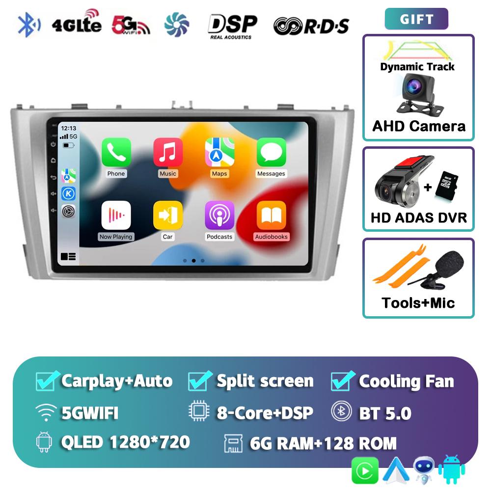Android 14 Carplay Auto Radio Auto Pentru Toyota Avensis T27 2009 2010 2011 2012-2015 Navigație GPS Player Multimedia DSP Stereo 4G