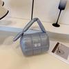 Gesteppte Puffy Tote Tasche Große Kapazität Gitter Puffer Handtasche Wolke Plissierte Gittertasche Reise