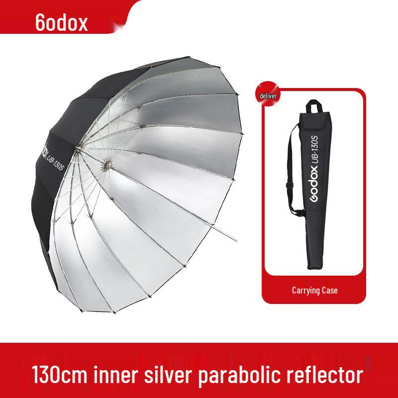 Godox UB Parabolic Reflector Umbrella: Large, Portable, Multifunctional Light for Studio and Outdoor Photography.