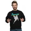 DC Comics Mens Supergirl Mono Action Pose Sweatshirt