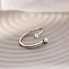 925 Pearl Ring - Japanese Minimalist Design, Luxury Index Finger Jewelry for Women