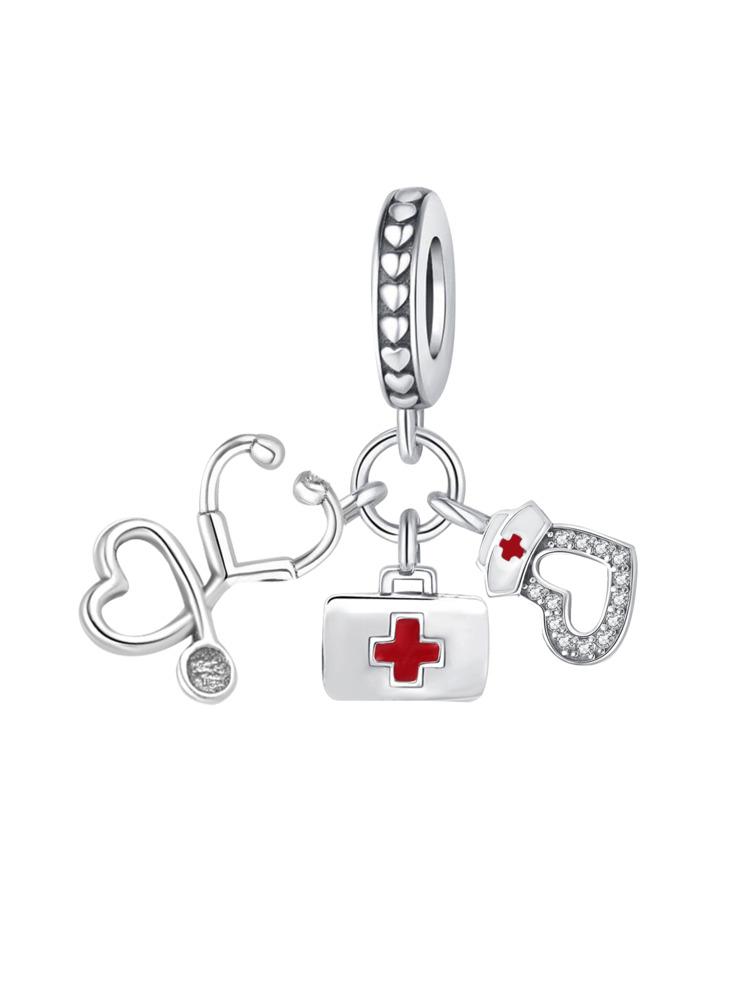 Copper Aid Bag Love Bag Chilli Rose Bear Mushroom Charm Pendant For Bracelets Diy Women'S High Quality Jewelry