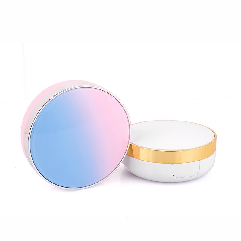 15g Customized Black White Goiden Luxury Round Air Bb Cushion case Foundation Bb Cushion Packaging Shell Cushion