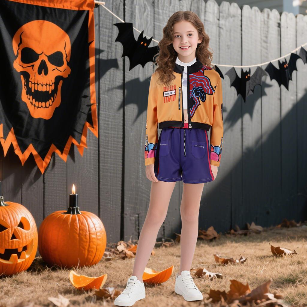 Kinder Cosplay Kostüme Mädchen Zoey Mira Rumi Fantasy Rollenspiel Outfits Kpop Halloween Karneval Party Anzüge