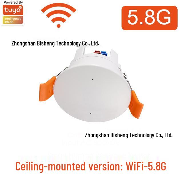 Tuya Smart 5.8GHz WiFi Motion Sensor Radar for Real-time Human Detection