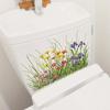 Bathroom Sink Area Backsplash Sticker Floral Waterproof Self Adhesive Removable Modern Home Decor Accessories