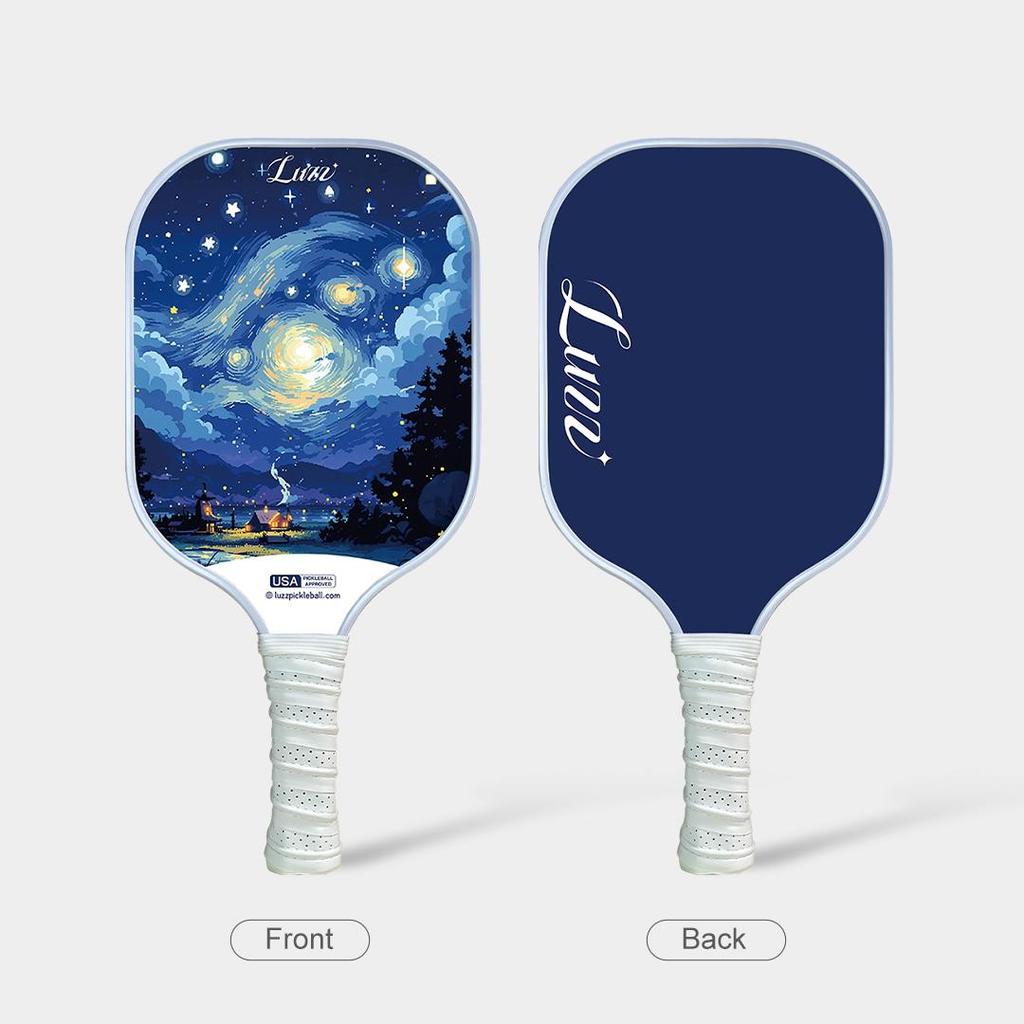 Luzz T700 Carbon Fiber Pickleball Paddles Sandblasted Surface USAP Approved Pickle Ball Rackets for All Skill Level