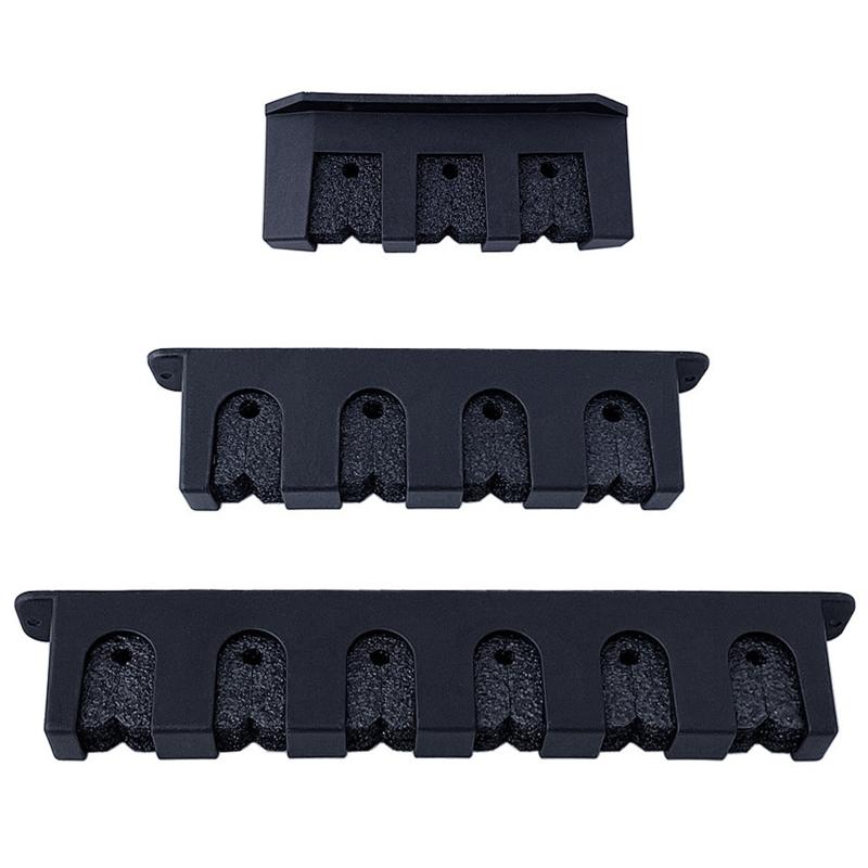 Portable Fishing Rod Rack Fishing Rod Storage Holder Wall Mount for Garage Carps Cabin Basement Holds 6/4/3 Fishing Rod