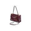 Charles & Keith Kerry Messenger Bag With Pendant Women Shoulder Bag Black Cream Burgundy CK2-20782514
