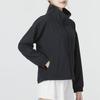 Under Armour Spliced Sports Casual Stand Collar Jacket Women Tops Black 1370738-001