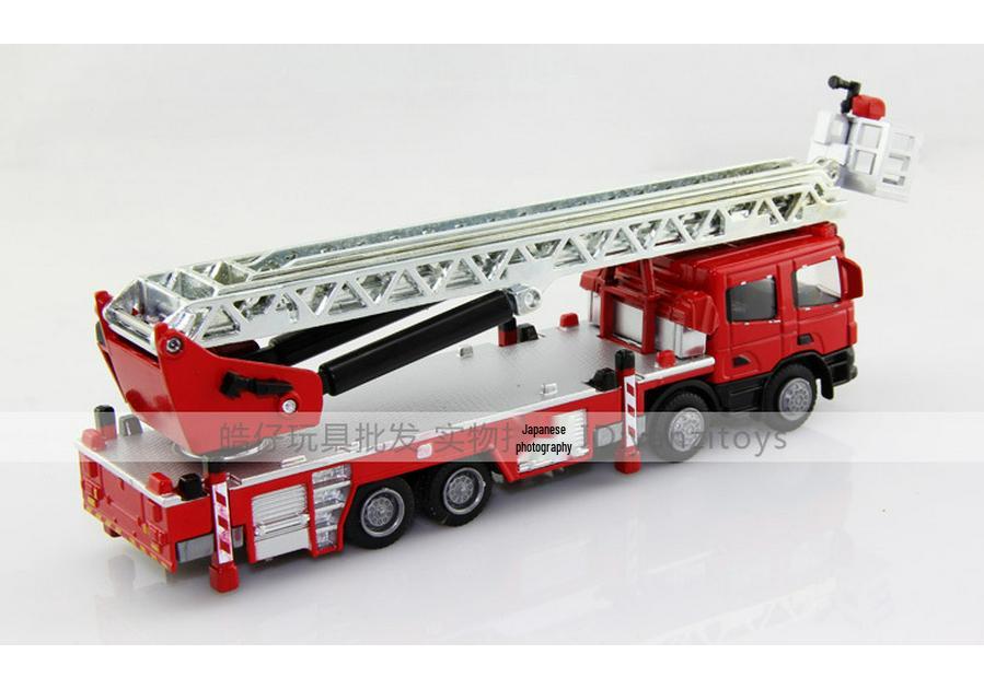 KDW625012 Alloy Fire Truck Model Toy with Ladder