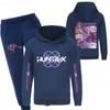 Children's Hooded Top And Pants Two-piece Tracksuit Set Long-sleeved Printed Sweatshirt Set