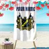 Custom Name AIK Print Beach Towel, Large Soft Quick Dry Towel for Beach Camping Swimming_xia