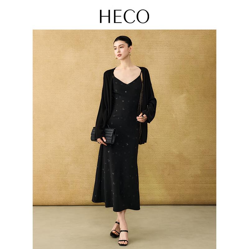 HECO Women's French Style Linen Blend Knit Cardigan