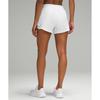 Lululemon Hotty Hot High Rise Lined Short 4  White