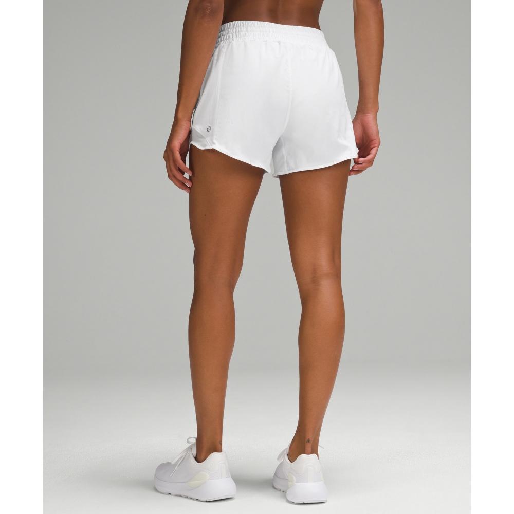 Lululemon Hotty Hot High Rise Lined Short 4  White
