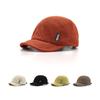 Vintage Streetwear Corduroy Baseball Cap Short Brim Adjustable Fit Cotton Blend Warm Hat Winter