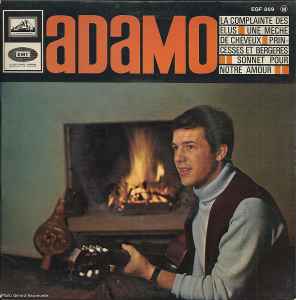 

7inch Record ADAMO Une Mche De Cheveux EGF869 La Voix De Son 1966 France Pop Used