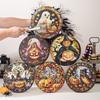 Ghost Festival Decoration Halloween Ghost Pumpkin Drum Shaman Drum Atmosphere Drum Beating Music Drum Undead Drum