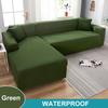 Waterproof Elastic L Shaped Sofa Cover For Living Room Corner Couch Cover Durable Stretchable Sofa Protector