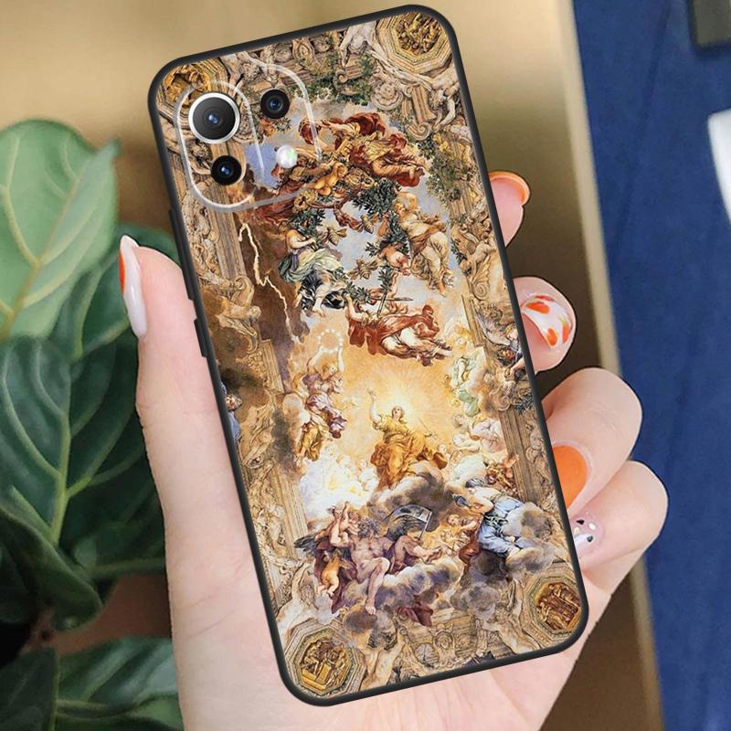 Renaissance art Painting Case For Xiaomi 15 14 Ultra 13T 14T 15T Pro 17 Pro Max POCO F8 F7 F5 F6 X5 X6 X7 Pro Coque