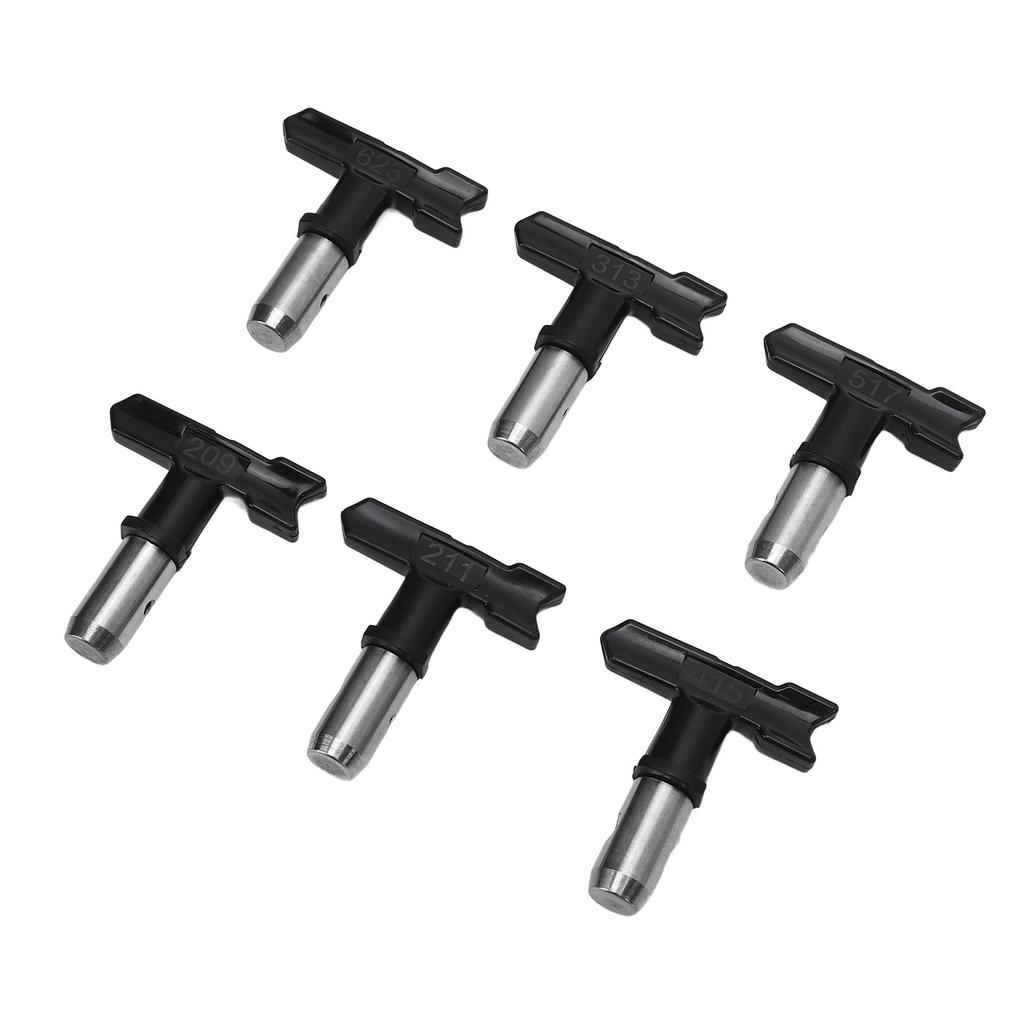 Airless Sprühdüsen Set 209 211 313 415 517 623 Airless Farbspritzmaschinen Düsenspitzen für Zuhause