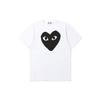 COMME Des GARCONS PLAY Black Heart T-Shirt 'White' Men's AZ-T070-051-1