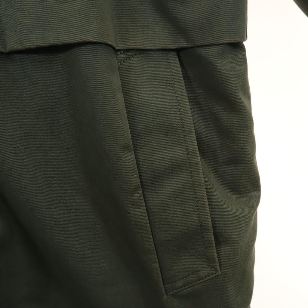 LENER Made in France Hooded coat 38 khaki Back bore Women Used