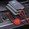 1Pcs 3 in 1 USB Car Charging Cable Retractable Charger Cable For Citroen C1 C2 C3 C4 C5 C6 C8 C4L DS3 DS4 DS5 DS6 Grand Picasso aog123