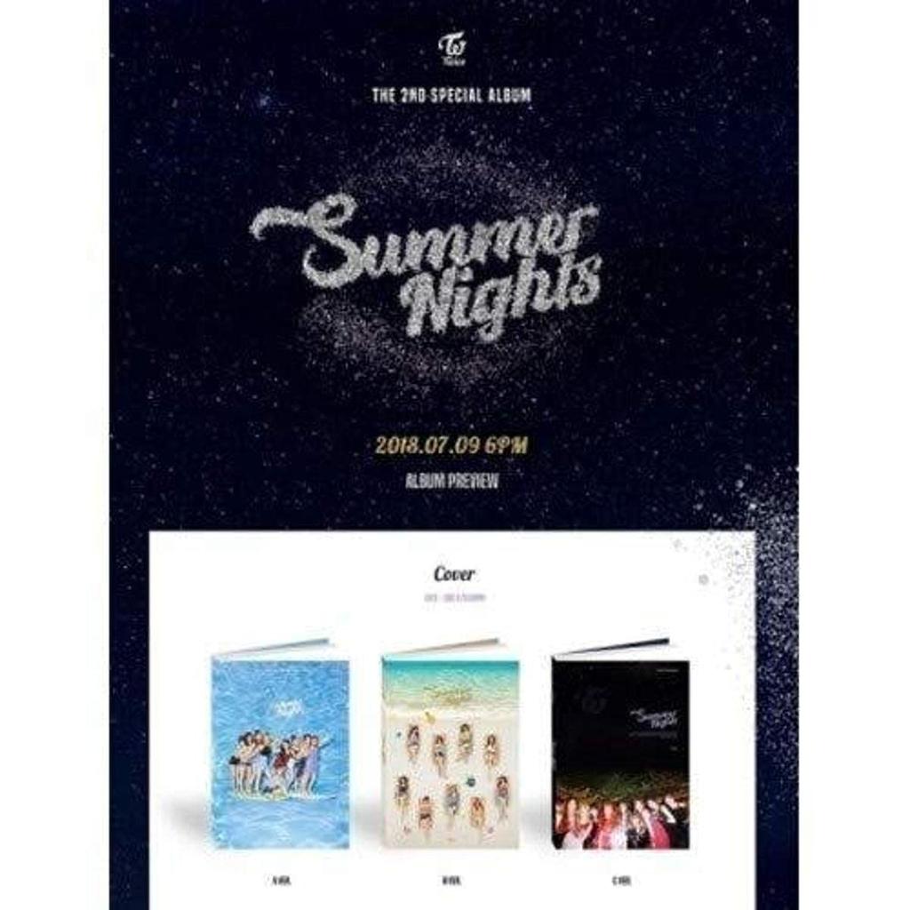 TWICE 2. letní speciální album Summer Nights - (Náhodná verze)