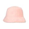 Faux Fur Bucket Hat Soft Flat Top Cap Gift Fisherman's Cap  Women Lady