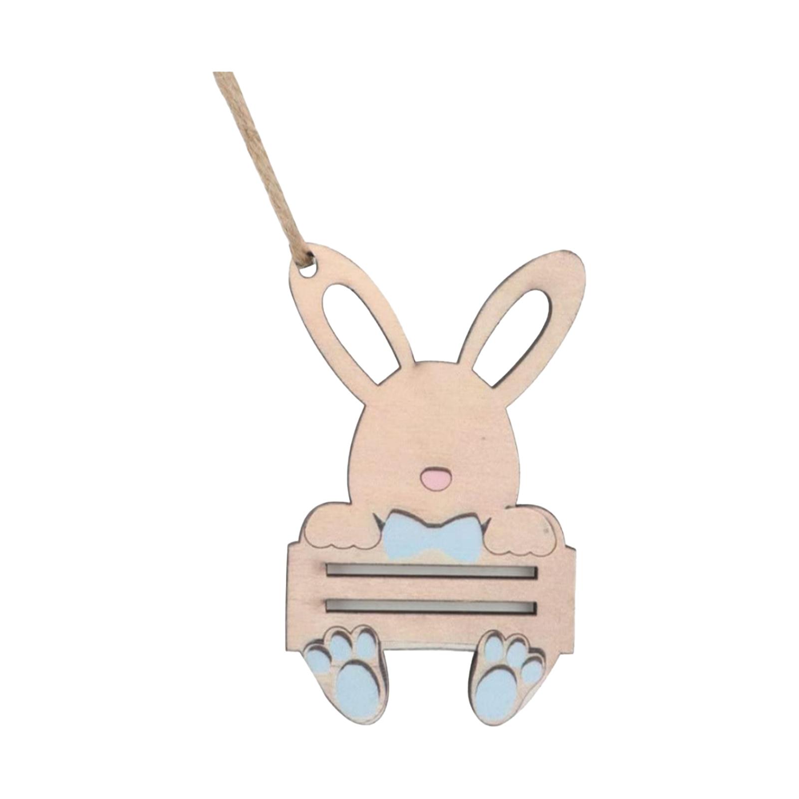 

Easter Bunny Cash Holder Decorative Gift Holiday Themed Storage For Parties Gatherings BUNNY USD PENDANT синий
