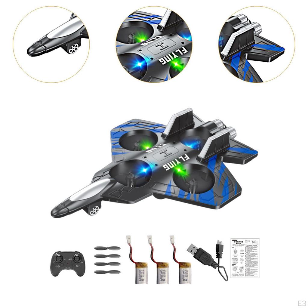 Foam Remote Airplane Aircraft Toy Kids RC Plane Fighter for Living Room Garden