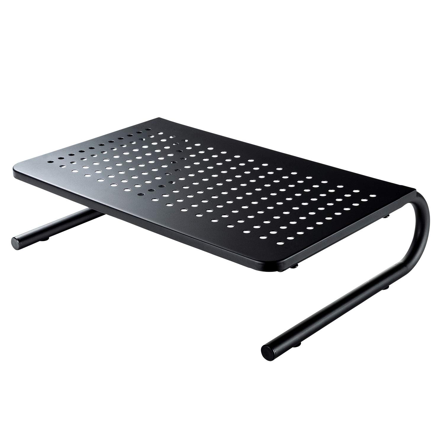 

Monitor Desktop Width Depth Height E-Supply Stand, Rack, Steel, Black, Storage, 37cm, 24cm, 10cm, EEX-DES14 чёрный
