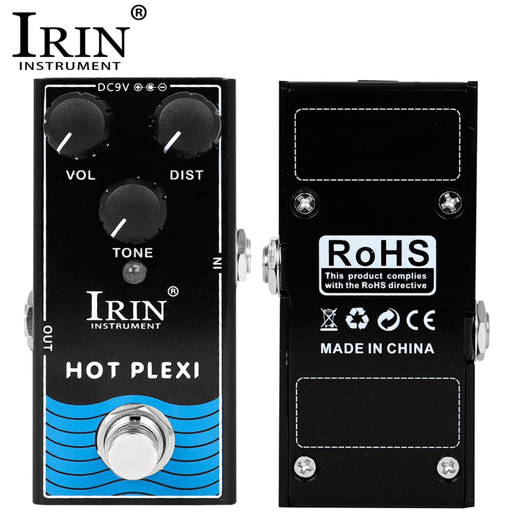 IRIN RF-13 Hot Plexi Guitar Effect Pedal Simulate JCM800 Guitar Amplifier Stronger Output & Greater Distortion Guitar Parts