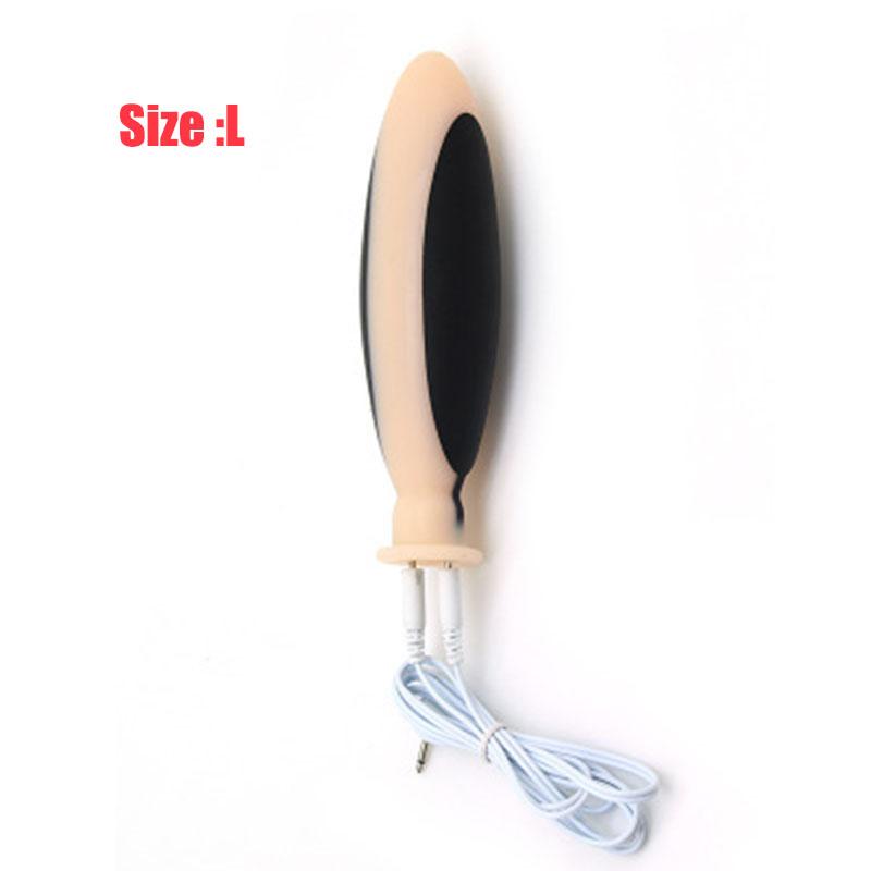 Electro Shock Anal Butt Plug Jump Eggs Clit Stimulator Dildo Vibrator E-stim Prostate Massager Expand Anus Vagina Device Sex Toy
