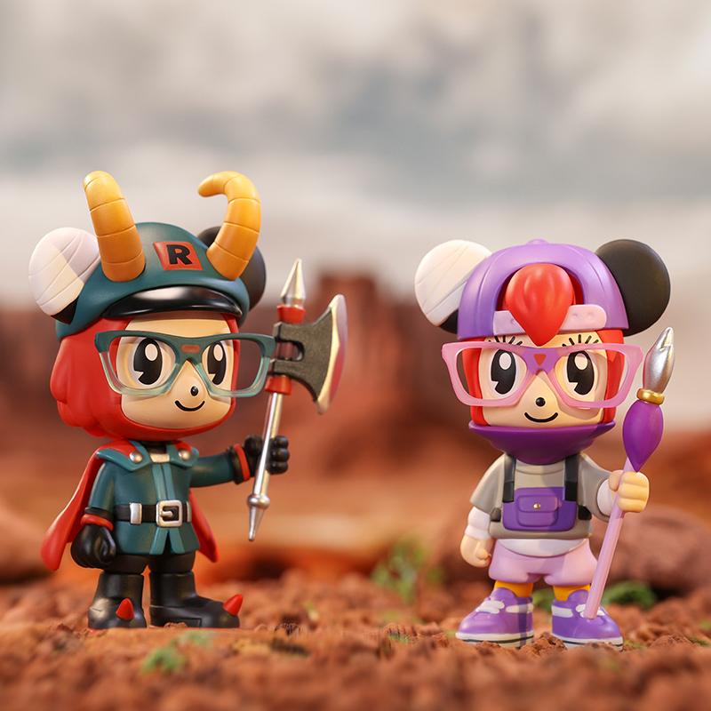 New POP MART Little Mouse Mousylittle Dream Chaser Hip Hop Collection Mystery Boxes Single Mystery Box/Full Box 12 Pcs 210900297