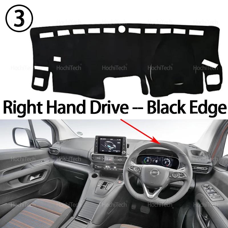 For Citroen Berlingo for Peugeot Partner for Opel Combo Life - Auto Dashboard Cover Pad Carpet Dashmat Anti-UV Mats