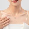 Tancise S925 Sterling Silver Luxury Personality Pendant Necklace Women's Classic Tide Necklace Necklace Party Gift