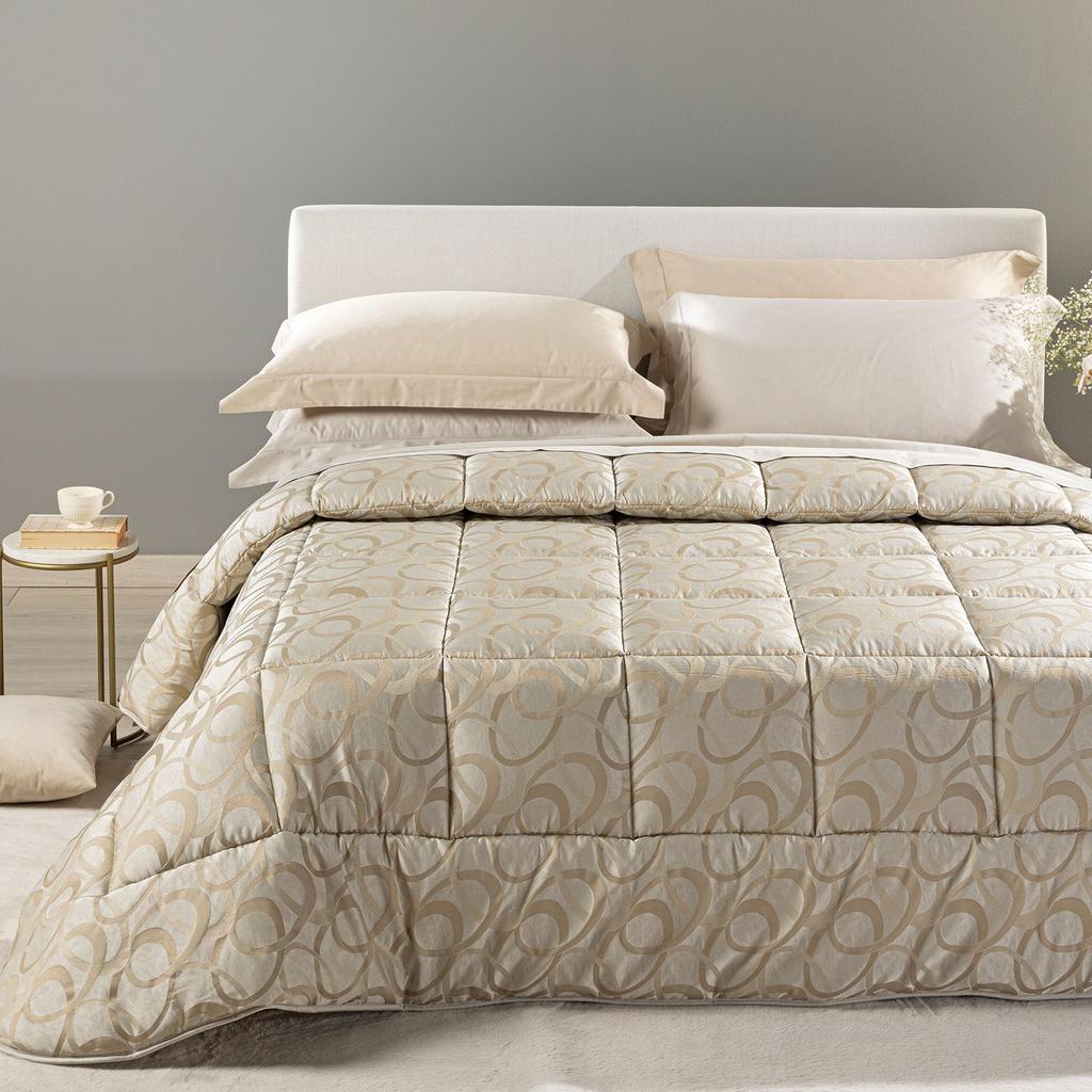 Trapunta Agata Floreale in Raso Jacquard 300 gr/mq