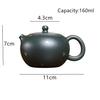 Chinese Yixing Purple Clay Teapot Handmade Xishi Tea Pot Beauty Tea Infuser Kettle Household Tradition Zisha Teaware 150ml