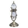 Sand Timer With Stand Vintage 15 Min Engraving Embossed Golden Hourglass Timer for Shelf Decor