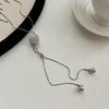 No fading autumn and winter sweater chain simple niche long necklace women's pendant fringed accessories pendant
