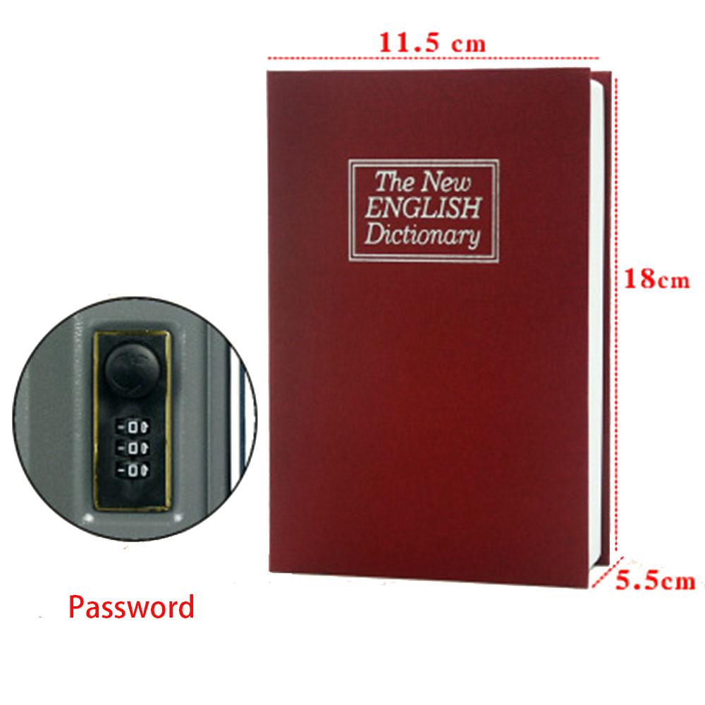 Book-Shaped Security Safe Box - Secret Storage for Money & Jewelry