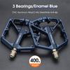 WEST BIKING MTB Bike Pedals 3 Bearing Aluminum Alloy Widened Non-Slip Platform Pedals Road Cycling City Folding Bike Flat Pedals