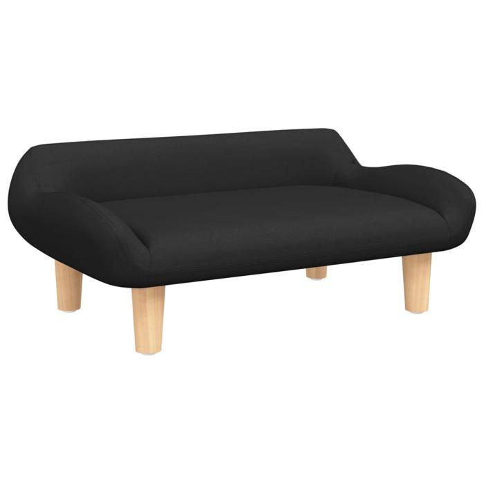 VidaXL Canapé pour enfants noir 70x40x24 cm tissu, mini canapé, mini canapé-chaise, mini canapé pour enfants, canapé de 3196348